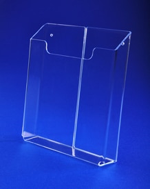6Broch wall mounting brochure holder