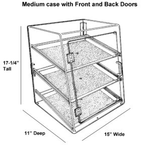 double door donut case