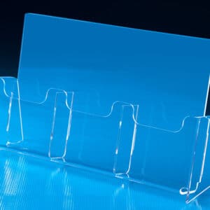 Multi-Pocket Brochure Holders with Removable Dividers