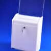 collection box with sign