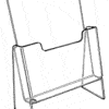 elevated brochure holders