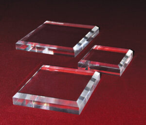 Acrylic Blocks and Beveled Bases