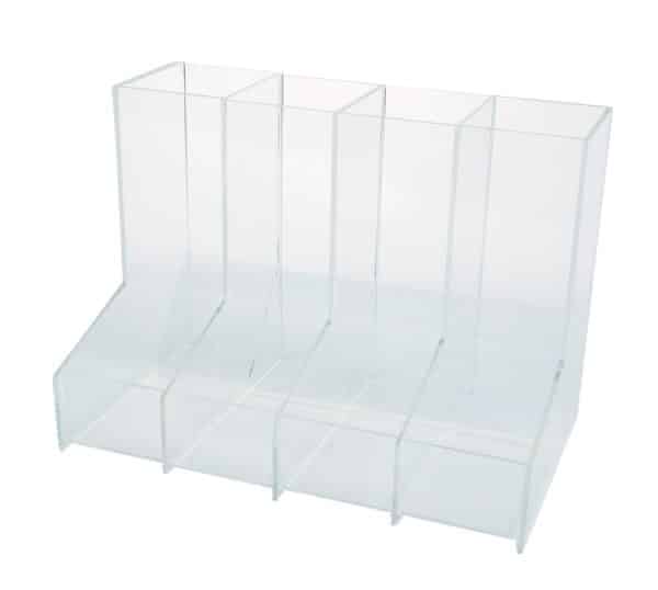4 compartment bulk dispenser