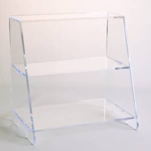 angled shelf units