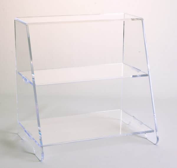 angled shelf units