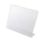 angled sign holder