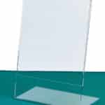angled acrylic frames