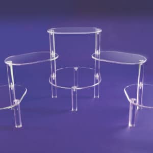 extra large oval platform display