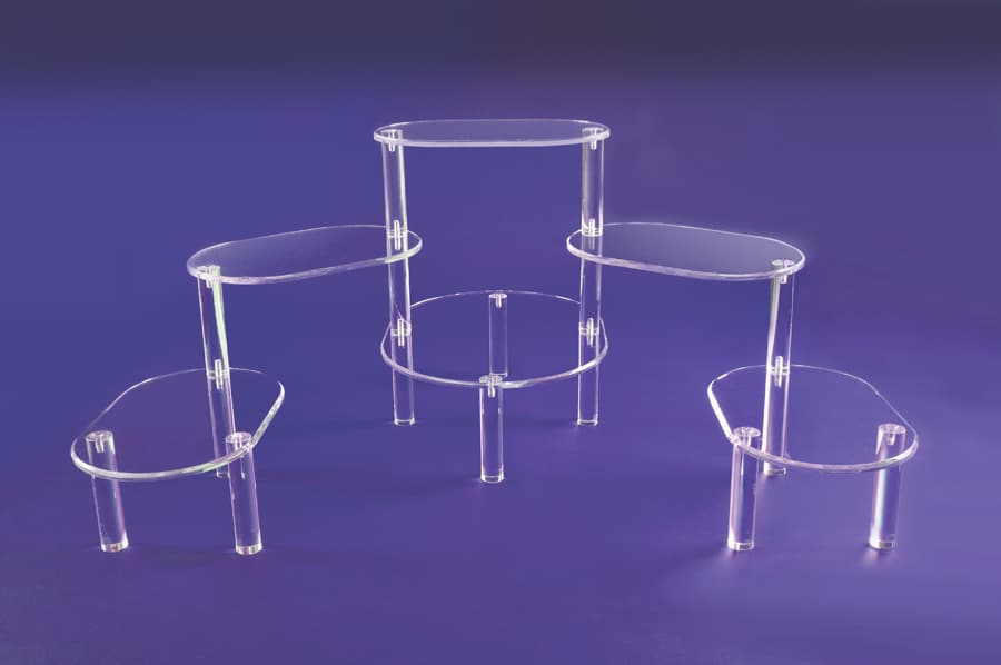 TRX3purple extra large oval platform display