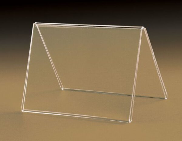 double sided tent style holder