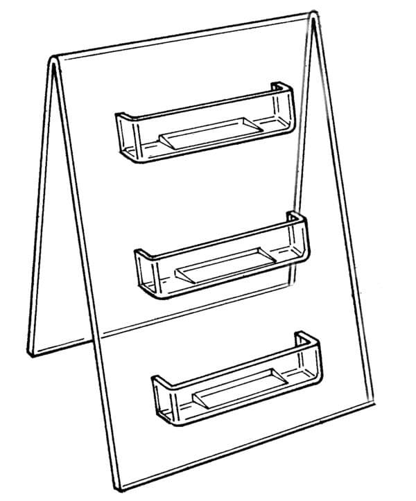 a frame business card holder
