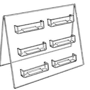 a frame business card holder