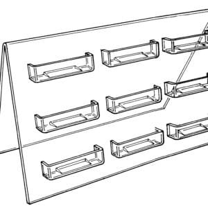 a frame business card holder