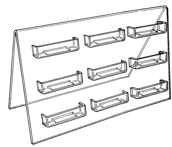 a frame business card holder