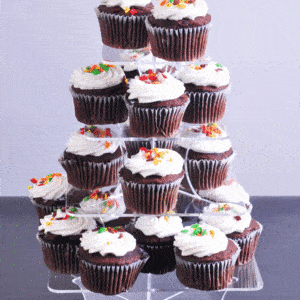 square cupcake tower