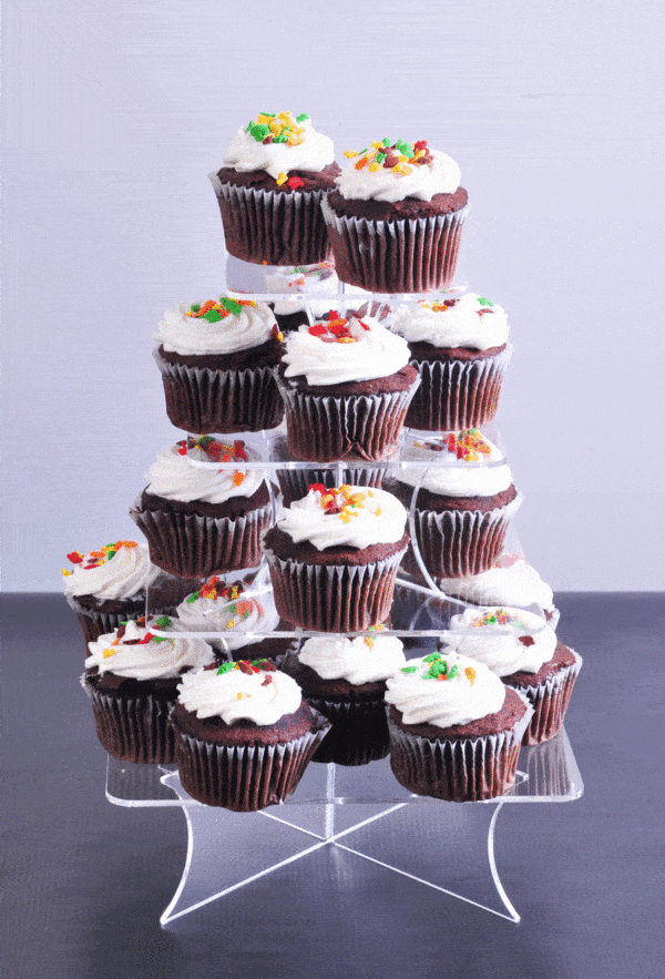 square cupcake tower