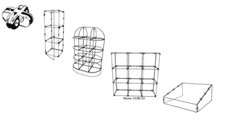 Clip-Together Shelving and Display Kits