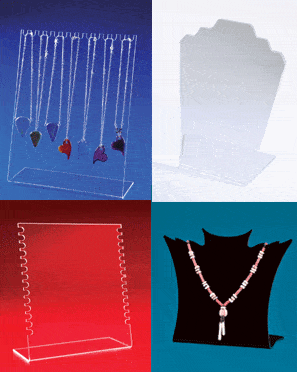 Easel Style Necklace Displays