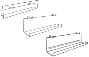 Large J-Shelves