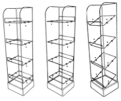 adjustable shelf tower
