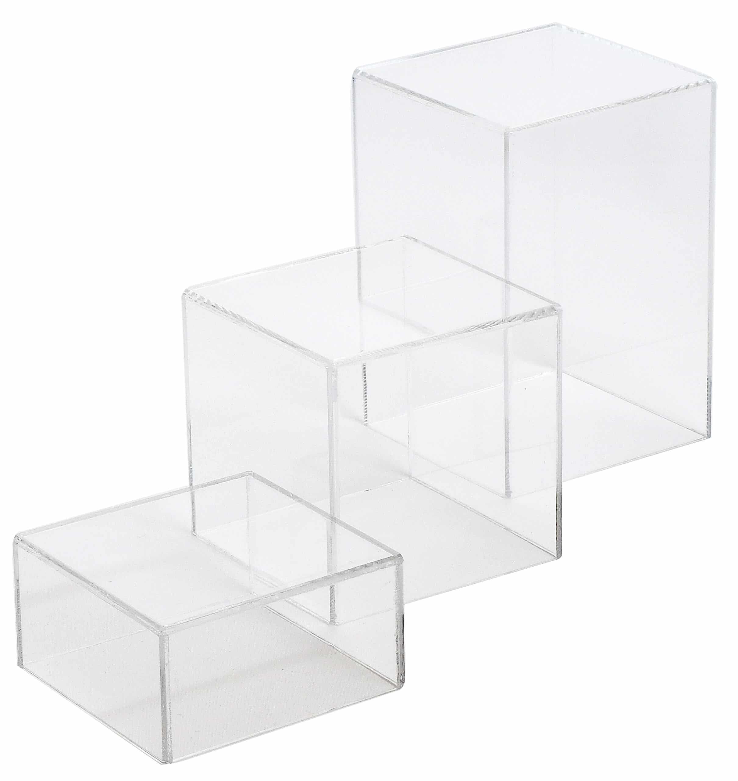 CJ04-04L-045 Set of 3-Csilo acrylic box cases
