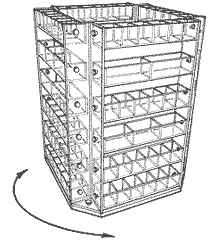 Ryb24 revolving bin system
