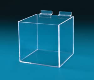 slatwall square bins