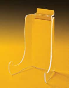 upright slatwall easel